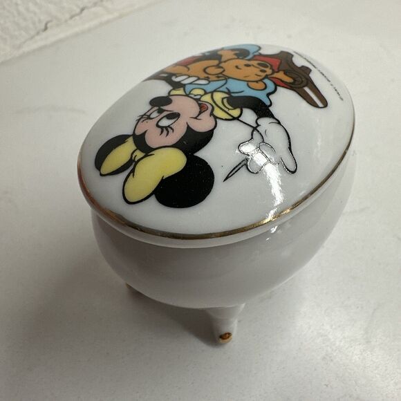 Minnie Mouse Trinket Box Jewelry Box Vintage Gift Collectible - Picture 9 of 16